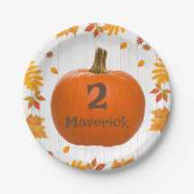 Herfst Party Borden - Pompoen