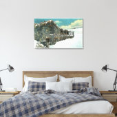 Herfst Pass Trail Ridge Museum Bldg Canvas Afdruk (Insitu (Slaapkamer))