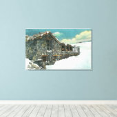 Herfst Pass Trail Ridge Museum Bldg Canvas Afdruk (Insitu (Houten vloer))