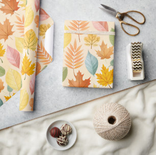 Herfst Pastel Kleuren 02 Cadeaupapier