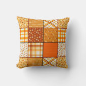 Herfst patchwork kussen (Voorkant)
