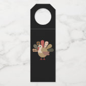Herfst Patchwork QuiltedTurkije Thanksgiving Flessenhanger (Voorkant)