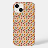 Herfst Patroon Leaf iPhone Case (Achterkant)