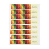 Herfst Patroon NR. 1: Retouradreslabels (Vel)