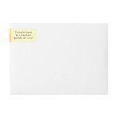 Herfst Patroon NR. 1: Retouradreslabels (Voorkant)