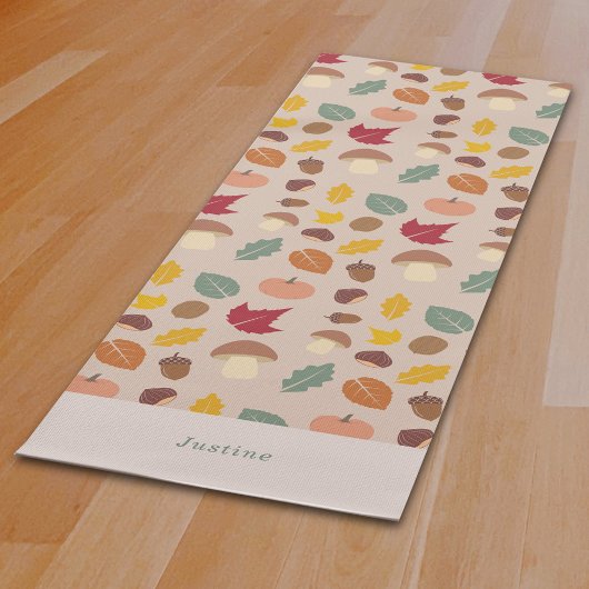 Herfst Patroon Yoga Mat