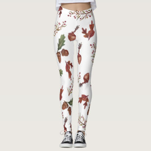 Herfst Pattern Aangepaste Leggings