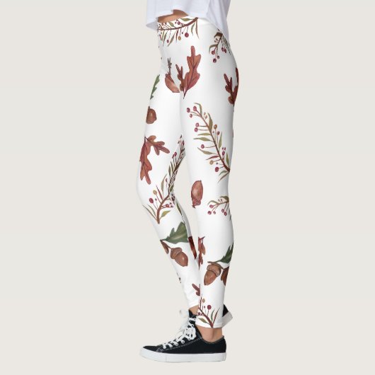 Herfst Pattern Aangepaste Leggings (Links)