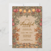 Herfst Pear Harvest Celebration Kaart (Voorkant)