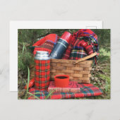 Herfst Picknicks Briefkaart (Voorkant / Achterkant)