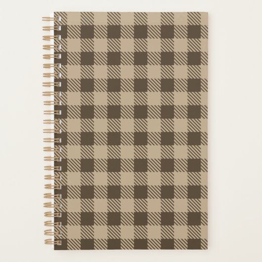 Herfst Plaid Planner (Voorkant)