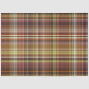 Herfst Plaid Serie Ontwerp 24 Tissuepapier