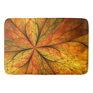 Herfst Plant, modern Abstract fractal kunstblad Badmat