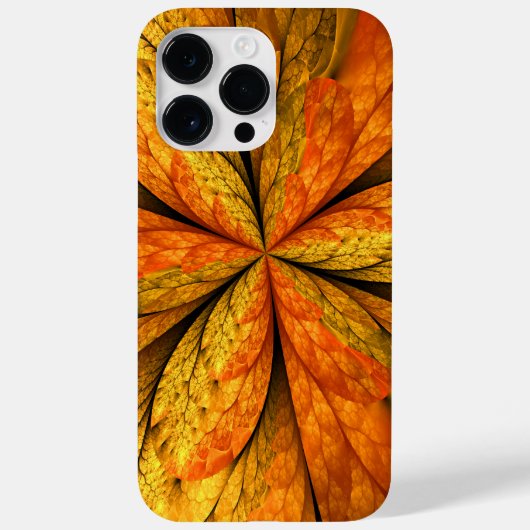 Herfst Plant, modern Abstract fractal kunstblad Case-Mate iPhone Case (Achterkant)