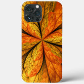 Herfst Plant, modern Abstract fractal kunstblad Case-Mate iPhone Case (Achterkant)