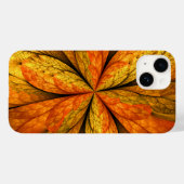 Herfst Plant, modern Abstract fractal kunstblad Case-Mate iPhone Case (Achterkant (horizontaal))
