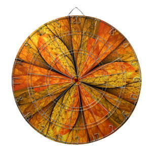 Herfst Plant, modern Abstract fractal kunstblad Dartbord