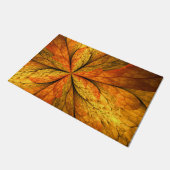 Herfst Plant, modern Abstract fractal kunstblad Deurmat (Schuin)