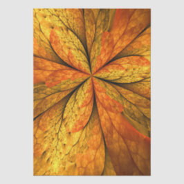 Herfst Plant, modern Abstract fractal kunstblad Tissuepapier