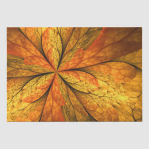 Herfst Plant, modern Abstract fractal kunstblad Tissuepapier