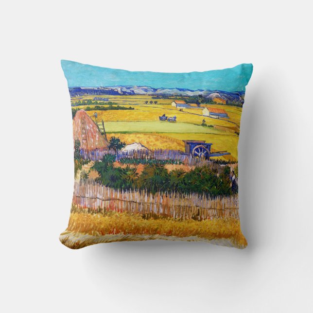 Herfst Platteland, Van Gogh Kussen (Voorkant)