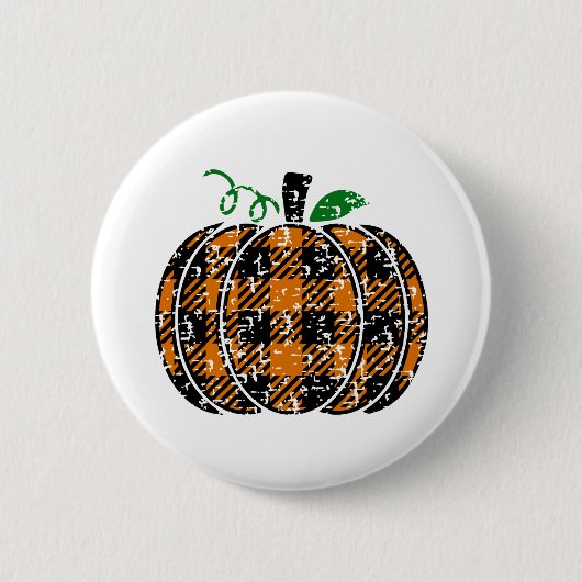 Herfst Play Pumpkin Ronde Button 5,7 Cm (Voorkant)