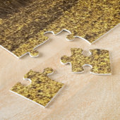 Herfst Plough Tractor Ohio.Kerstgroet Jigzaag Legpuzzel (Zijkant)