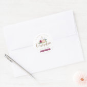 Herfst pompoen Baby shower dank u Sticker (Envelop)
