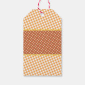 Herfst Pompoen Baby shower Gift Label Cadeaulabel (Achterkant)