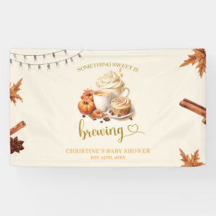 Herfst Pompoen Baby shower Grote Banner