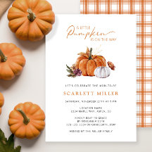 Herfst Pompoen Baby Shower