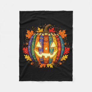 Herfst Pompoen Boek Liefhebber, Soky Bibliothecari Fleece Deken