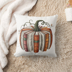 Herfst Pompoen Boek Lover Booktok Halloween Kussen