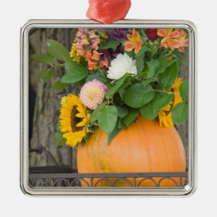 Herfst Pompoen Boeket Metalen Ornament