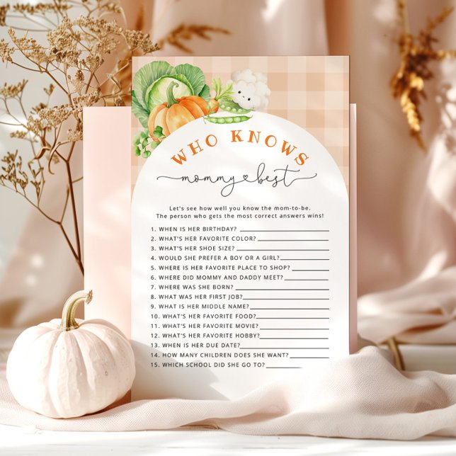 Herfst pompoen boerderij Wie kent mama beste spel (Creator heeft geüpload)