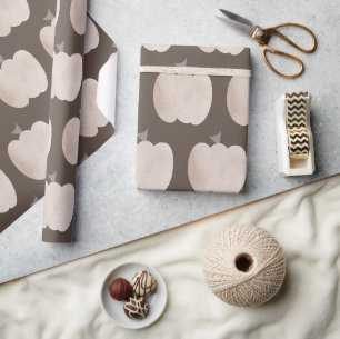 Herfst Pompoen Bruine Boho Inpakpapier