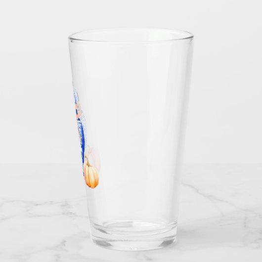 Herfst pompoen | Chinoiserie Ginger Jar Monogram Glas (Links)