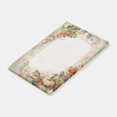 Herfst pompoen en bladeren Post-it® Notes (Schuin)