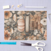 Herfst Pompoen en Bloemen Herfst Decoupage Tissuepapier (Craft)