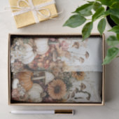 Herfst Pompoen en Bloemen Herfst Decoupage Tissuepapier (Geschenk)