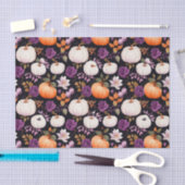 Herfst Pompoen en Bloemen Herfst Decoupage Tissuepapier (Craft)