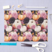 Herfst Pompoen en Bloemen Herfst Decoupage Tissuepapier (Craft)