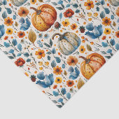 Herfst Pompoen en Bloemen Herfst Decoupage Tissuepapier (Detail)