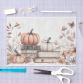 Herfst Pompoen en Bloemen Herfst Decoupage Tissuepapier (Craft)