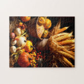 Herfst pompoen en maïs puzzel (Horizontaal)