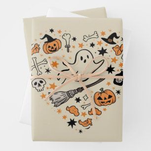Herfst pompoen herfst Thanksgiving Halloween Inpakpapier Vel