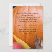 Herfst Pompoen Kostuum Feest Kaart (Achterkant)