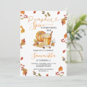 Herfst Pompoen Kruid & Alles Mooie 2e Verjaardag Kaart (Staand voorkant)