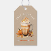 Herfst pompoen kruid iemand leuke Thanksgiving gun Cadeaulabel (Voorkant)