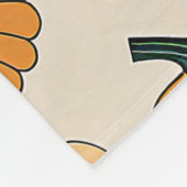 Herfst pompoen kruid kleuren herfst pompoenen Than Fleece Deken (Hoek)